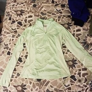Mint colored 1/4 Zip Athletic Top